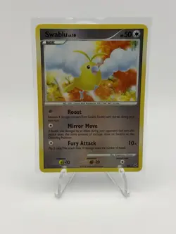 Pokemon TCG Swablu SH5 Platinum Shiny Reverse Holo Rare LP Condition - Image 1