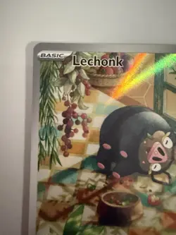 Pokemon Obsidian Flames Lechonk Illustration Rare 209/197 NM/M - Image 2