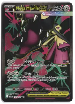 Mega Mawile ex 162/132 Ultra Rare Mega Evolution Pokemon Holo NM - Image 1