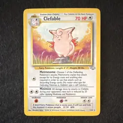 Clefable #1 [Holo] | Pokemon Jungle Unlimited | Moderately Played - Image 1