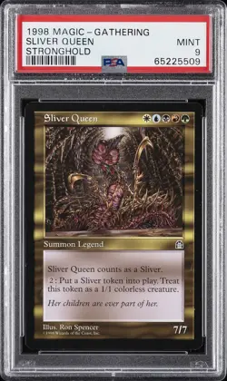 1998 MTG STRONGHOLD SLIVER QUEEN PSA 9 - Image 1
