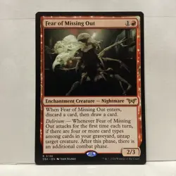 MTG Fear of Missing Out Magic: The Gathering Duskmourn: House of Horror #0136 - Image 1