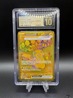 ⚡ 2025 Pokemon Prismatic Evolutions Pikachu ex #179/131 – CGC Pristine 10 - Image 1