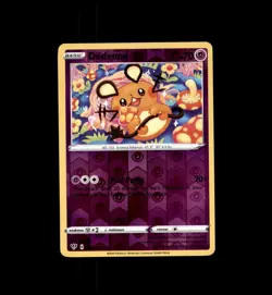Dedenne 078/189 Uncommon Darkness Ablaze Pokemon Reverse Holo Near Mint - Image 1