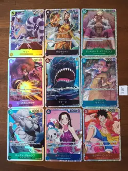 One Piece Card Game Lot of 9 SR Super Rares Japanese NM #JB5 - Image 1