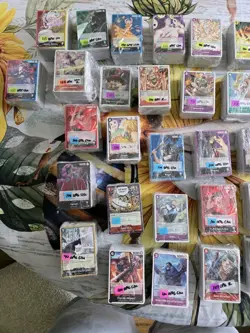 One Piece Card Game Organized Bulk Lot- 3500 C/UC/R NM Cards - Image 2