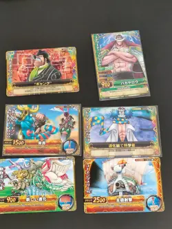 One Piece Data Carddass Berry Match W Card Lot Hancock Law Ace Japanese fym30-1 - Image 5