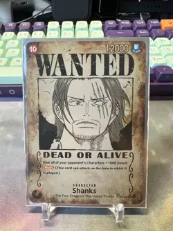 Shanks (004) (Wanted Poster) OP09-004 Emperors in the New World Foil - Image 1