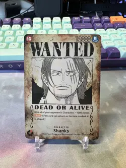 Shanks (004) (Wanted Poster) OP09-004 Emperors in the New World Foil - Image 2