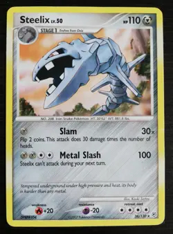 Steelix Lv 50 Rare 38/130 Diamond & Pearl Common Pokemon Card - Image 1