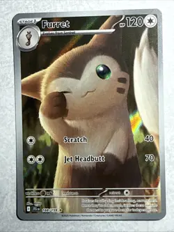 Furret 168/159 Sv09: Journey Together Illustration Rare ⭐ Holo Pokemon TCG - Image 1