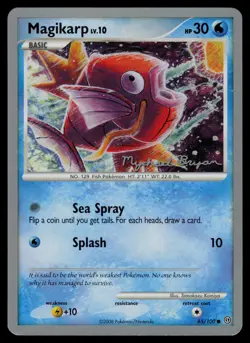 Magikarp (Mychael Bryan) 65/100 Common World Championship Decks Pokemon LP - Image 1