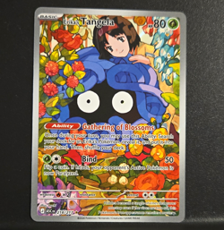 Pokemon TCG Erika's Tangela 218/217 SV 151 IR Full Art Holo English - Image 1