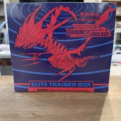 Sword and Shield Darkness Ablaze Elite Trainer Box ETB New Sealed Acrylic Case - Image 2