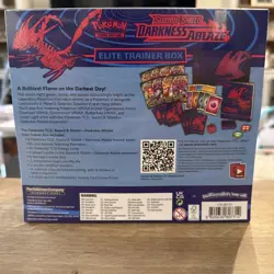 Sword and Shield Darkness Ablaze Elite Trainer Box ETB New Sealed Acrylic Case - Image 4