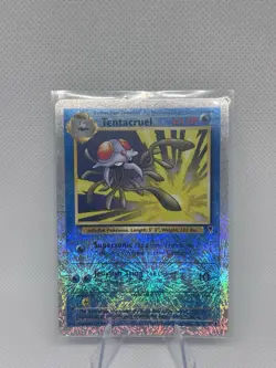 Tentacruel 66/110 Reverse Holo Legendary Collection Pokemon Card MP WOTC - Image 3