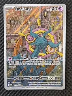 Pokemon Dhelmise 091/084 Illustration Rare Pitch Black Pre-release Early Acces - Image 1