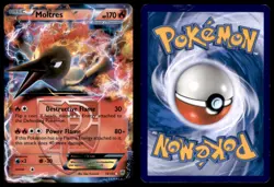 Moltres EX 14 HOLO 135 EX Rare Plasma Storm Pokemon MP - Image 3
