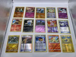 75 Pokemon Reverse Holo Card Lot XY Evolutions Sun & Moon SWSH HP-LP Exact Cards - Image 1