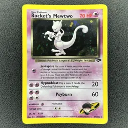 Rocket's Mewtwo - Holo Rare - #14/132 - Gym Challenge (MP-) - Image 1