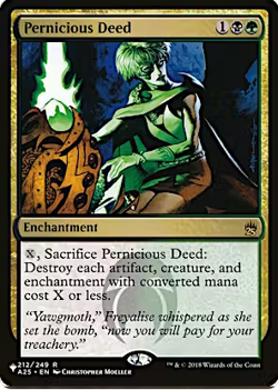 Mint/Near-Mint, English - 1 x MTG Pernicious Deed - Masters 25 Mystery Booster/T - Image 1