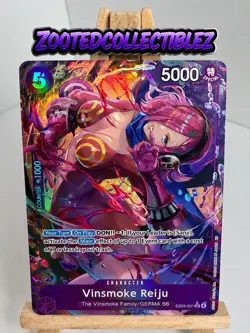 One Piece CCG Vinsmoke Reiju EB03-031 SR Alt Art Foil English NM - Image 1