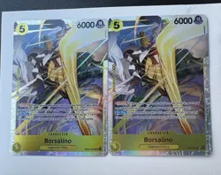 Bandai One Piece Card Game Borsalino EB04-058 Parallel Foil Character Lot 2 - Image 1
