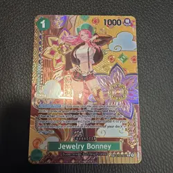 Jewelry Bonney SP SEC ST02-007 OP08 Alternate Art One Piece Card English - Image 1