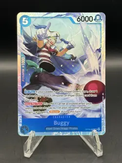 Buggy OP16-048 Foil Super Rare The Time Of Battle One Piece Card Game - Image 1