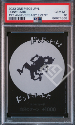 One Piece Card Don!! Card 1st Anniversary Event - PSA 10 Japanese - Image 1