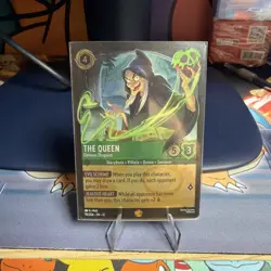 Disney Lorcana Wilds Unknown The Queen Devious Disguise 90/204 Legendary (FOIL) - Image 1