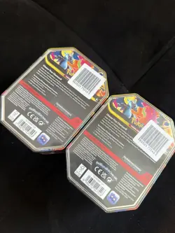 Pokemon TCG Mega Charizard X & Y EX Tins Factory Sealed - Image 2