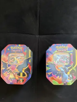 Pokemon TCG Mega Charizard X & Y EX Tins Factory Sealed - Image 5