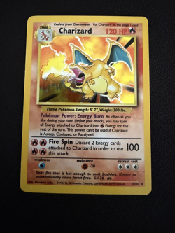 1999 Pokemon Charizard Holo Base Set 4/102 NM Unlimited Pokemon!! - Image 1