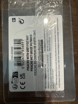 Pokemon Pikachu with Grey Felt Hat Van Gogh Museum Promo Card Sealed DAMAGED! - Image 2