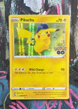 Pikachu 028/078 Pokemon GO Rare Holo NM Pokemon TCG - Image 1