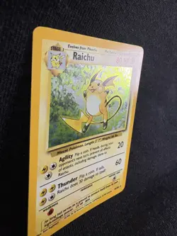 Raichu 14/102 Base Set Holo pokemon card tcg 1999-2000 - Image 5