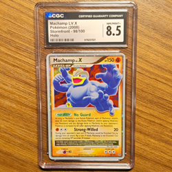 CGC 8.5 Pokemon TCG Machamp LV.X Stormfront 98/100 Holo 2008 ENG - Image 1