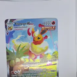 The Pokemon Company Flareon VMAX SWSH180 Holo Promo 320 HP VMAX Eng BIG CARD - Image 1