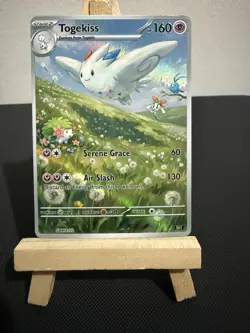 Togekiss Swablu Shaymin Pokemon Card DISPLAY ART CARD - Image 1