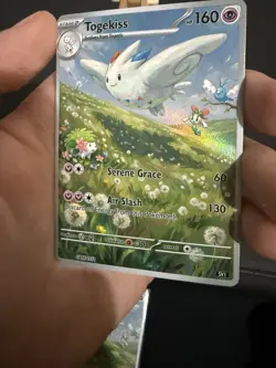 Togekiss Swablu Shaymin Pokemon Card DISPLAY ART CARD - Image 2