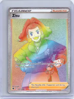 Zisu 207/189 Rainbow Rare Astral Radiance Pokemon Holo Near Mint - Image 1