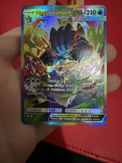 Mega Swampert Ex Pokemon Pocket Card TCG Display - Image 2