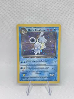 Dark Blastoise 3/82 Holo Team Rocket Unlimited WOTC Pokemon Card MP Clean Holo - Image 3