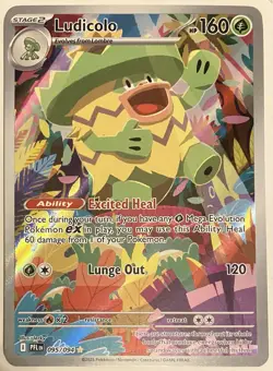 Ludicolo 95/94 Illustration Rare: Phantasmal Flames Pokemon TCG Near Mint - Image 1