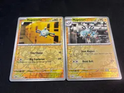 MAGNETON & Magnemite 081, 082/165 151 POKEMON (REVERSE HOLO, NM) ENGLISH - Image 2