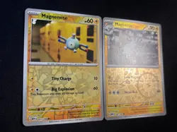 MAGNETON & Magnemite 081, 082/165 151 POKEMON (REVERSE HOLO, NM) ENGLISH - Image 4