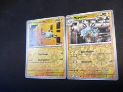 MAGNETON & Magnemite 081, 082/165 151 POKEMON (REVERSE HOLO, NM) ENGLISH - Image 5