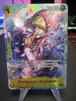 Donquixote Rosinante OP12-108 Super Rare Alt Art Legacy of the Master One Piece - Image 1