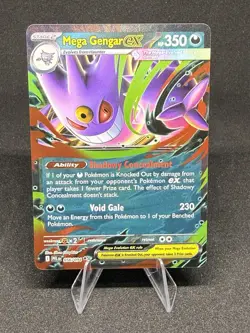 Mega Gengar ex - 056/094 - Ultra Rare - Phantasmal Flames - NM/M Pokemon Card - Image 1
